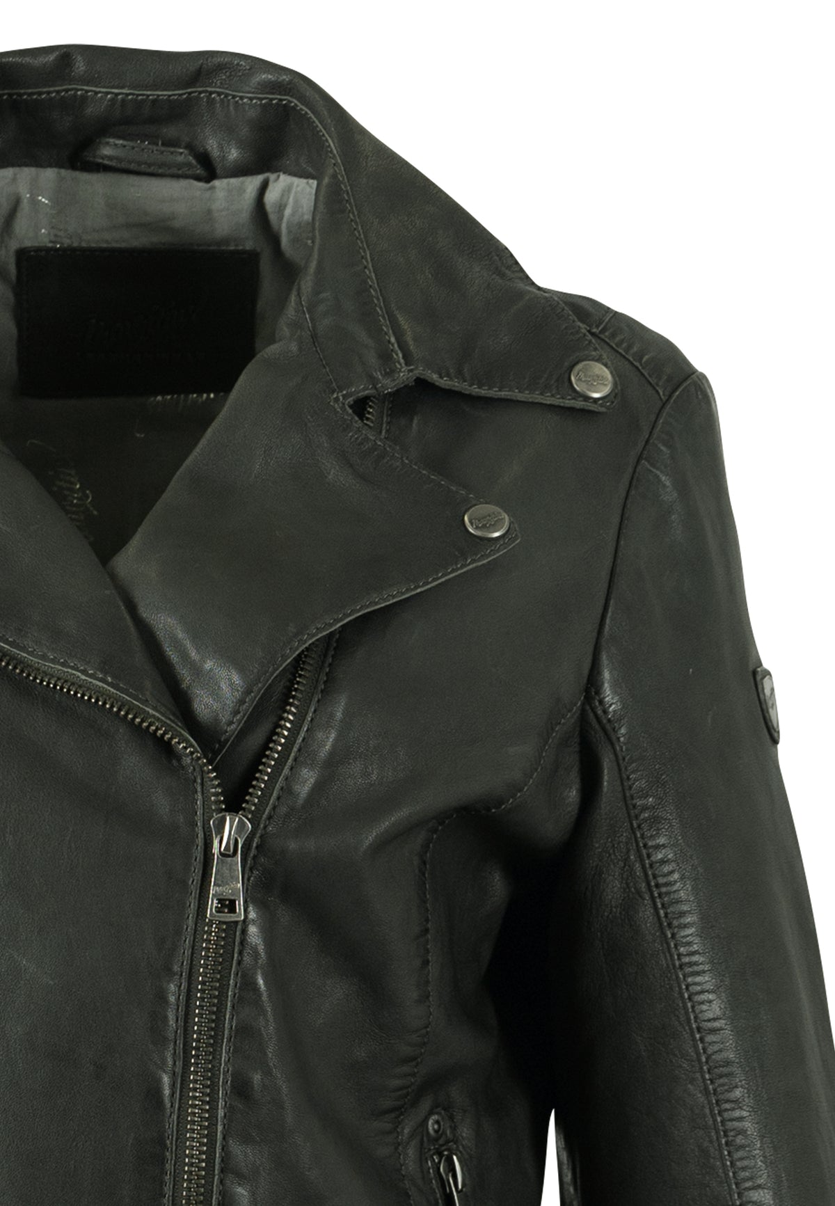 Bikerjacke 1101-0786 dark olive