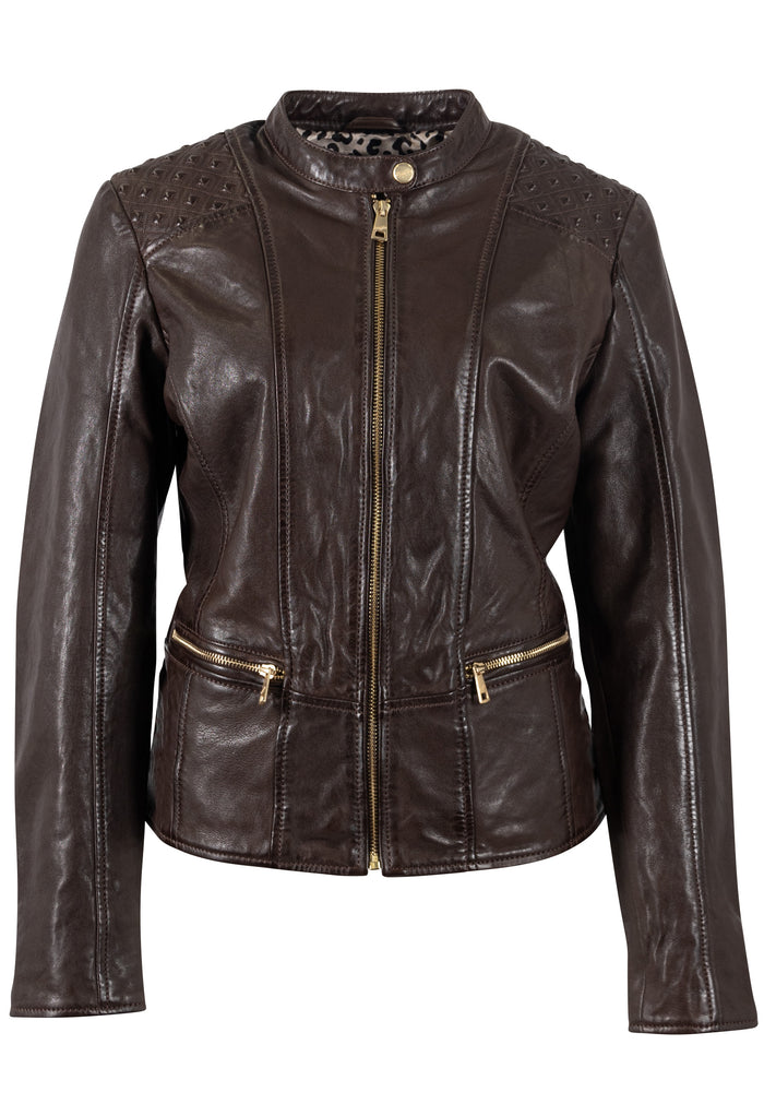 Lederjacke 1101-0792 chestnut