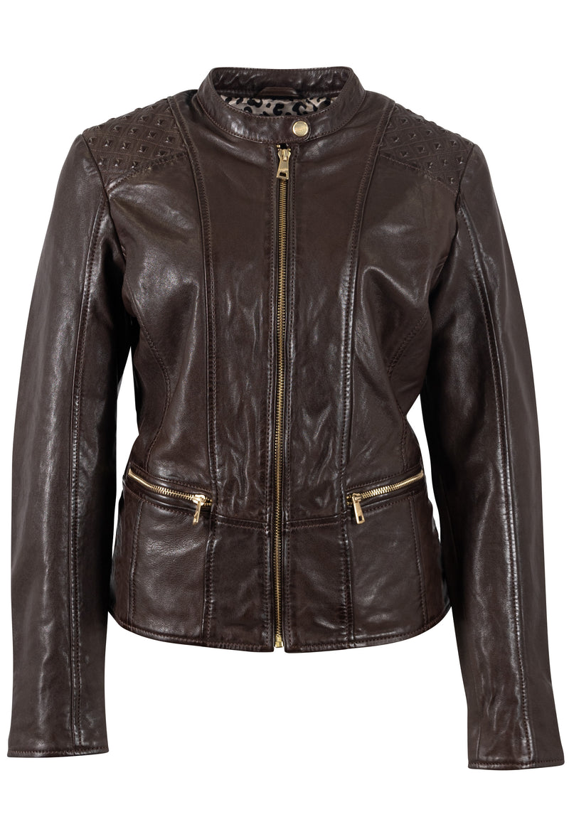 Lederjacke 1101-0792 chestnut