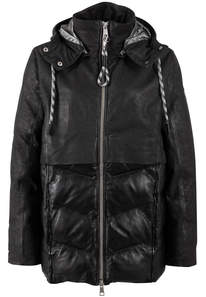 Lederjacke 1101-0803 dark anthracite