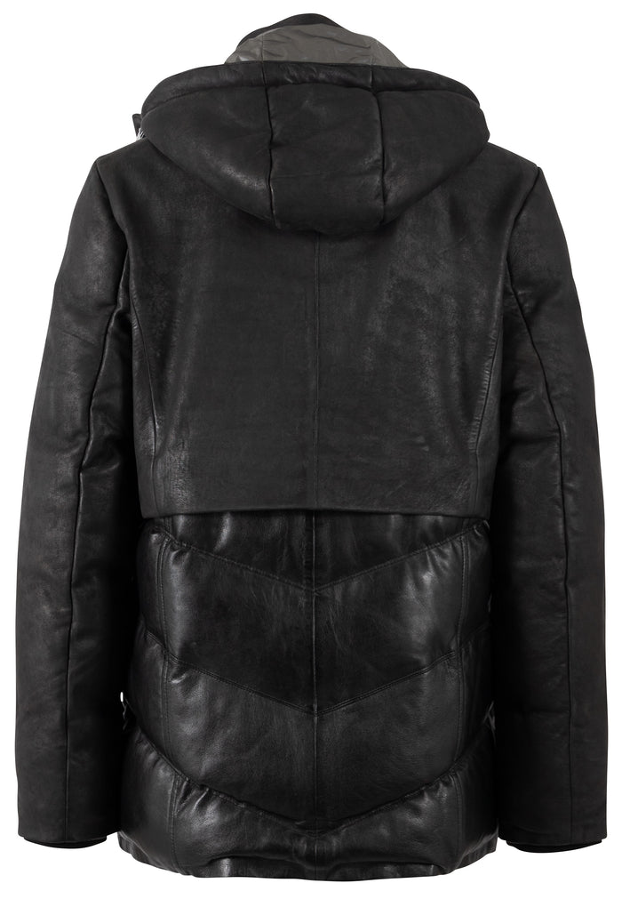 Lederjacke 1101-0803 dark anthracite