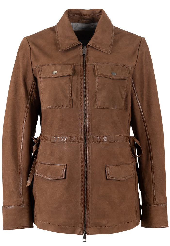 Lederjacke 1101-0804 dark cognac 