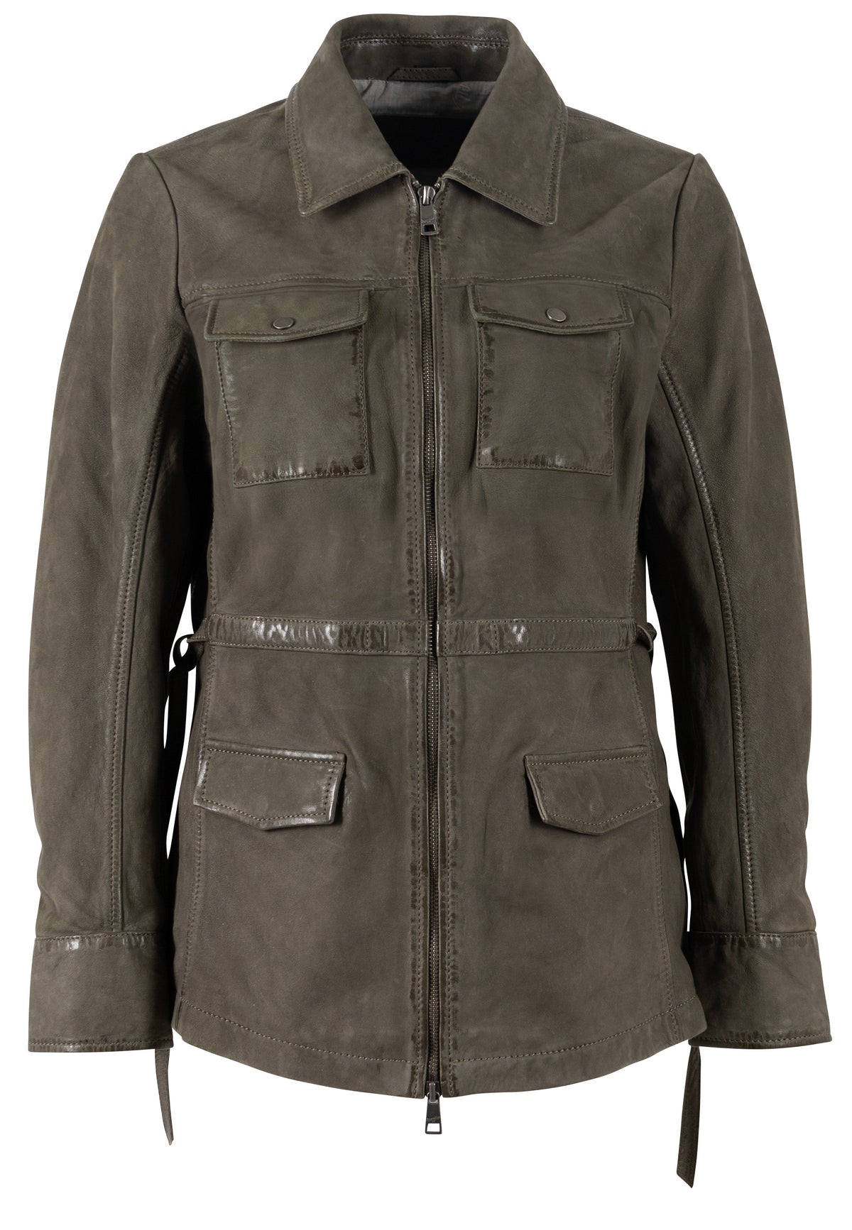 Lederjacke 1101-0804 olive