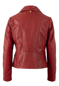 Bikerjacke 1101-0834 red