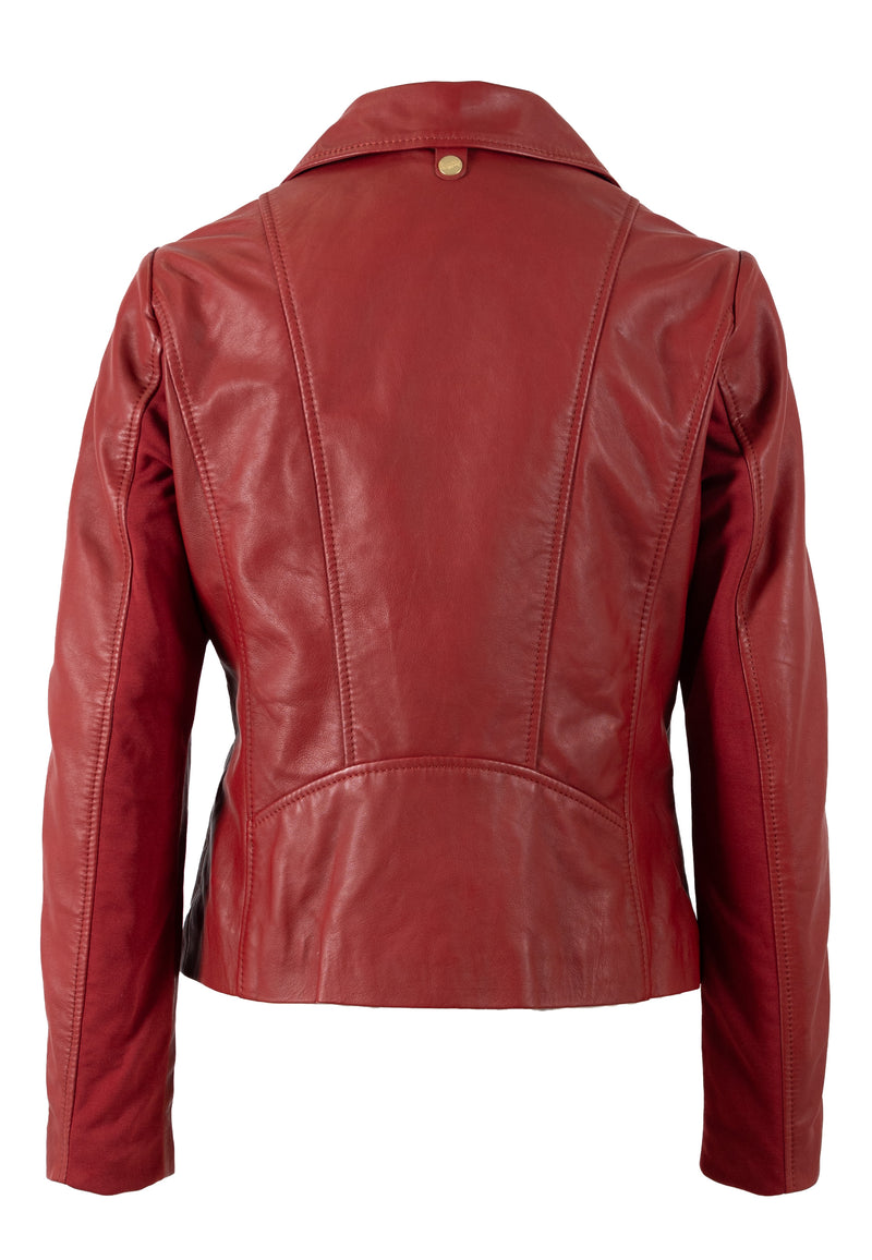 Bikerjacke 1101-0834 red