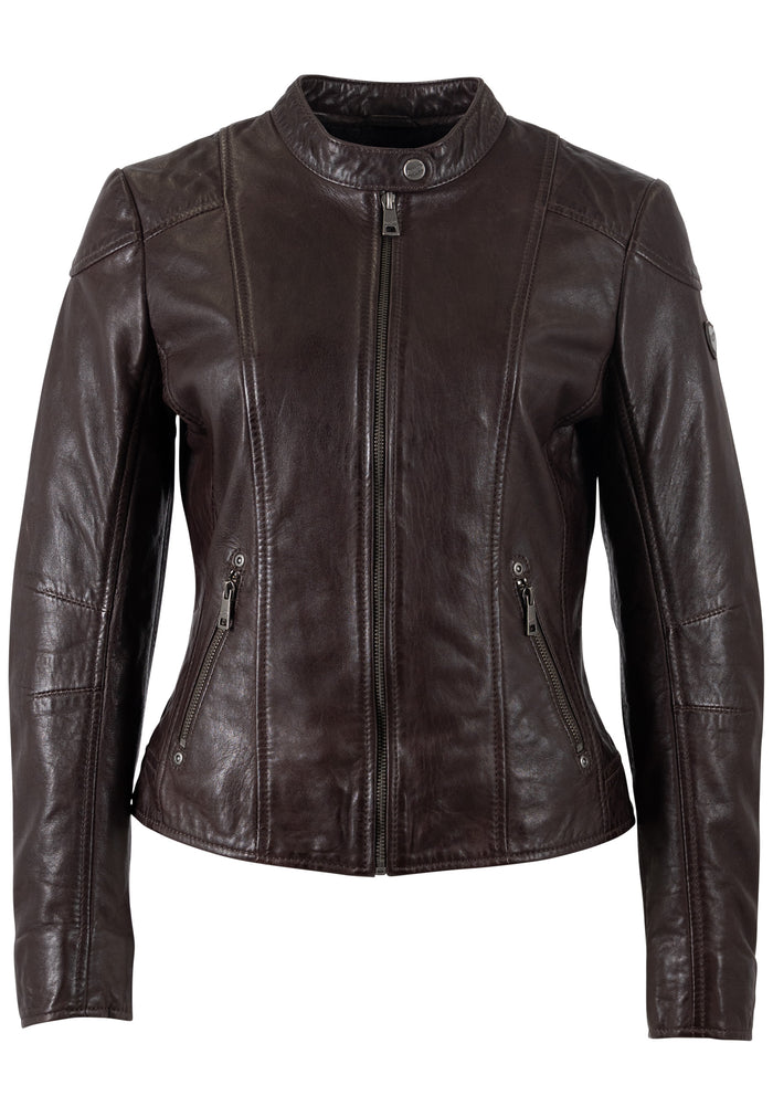 Lederjacke 1101-0836 dark brown 