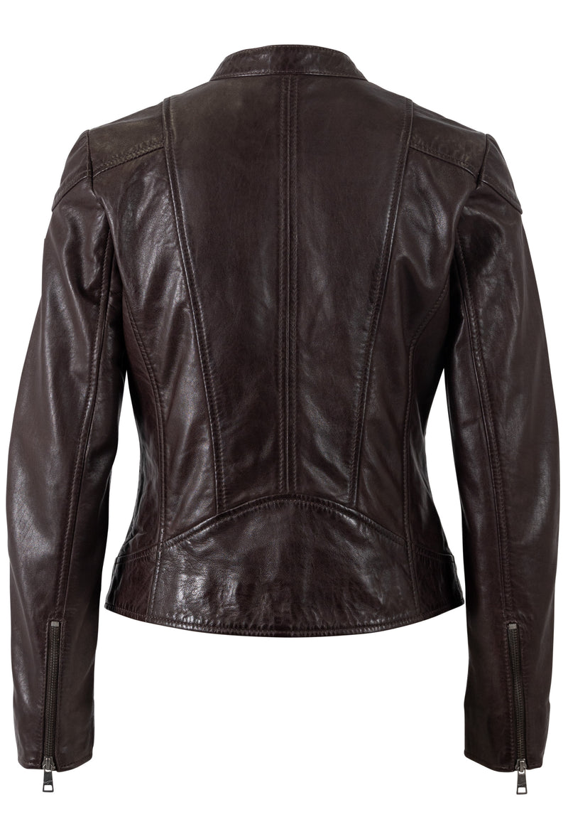 Lederjacke 1101-0836 dark brown 