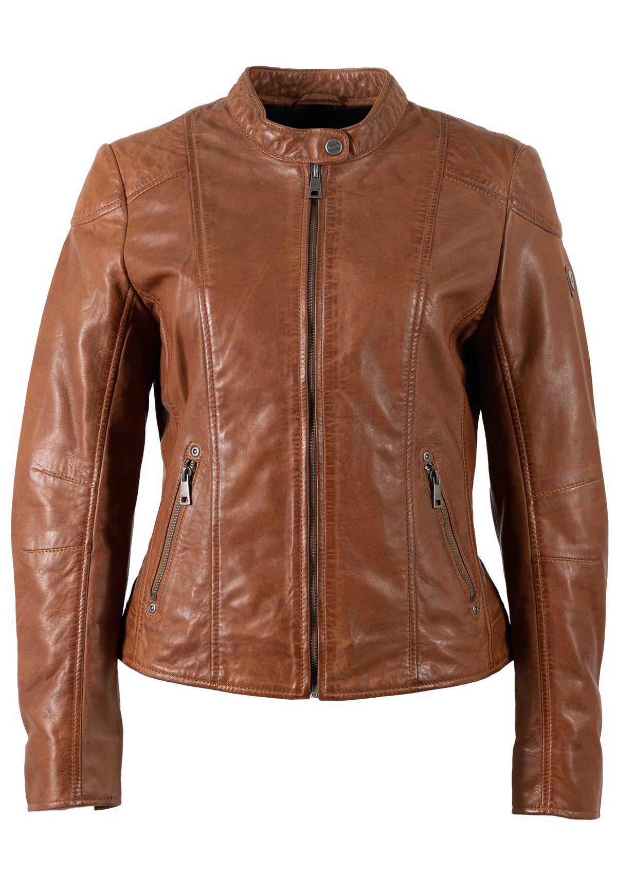 Lederjacke 1101-0836 cognac