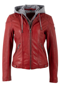 Lederjacke 1101-0894 red