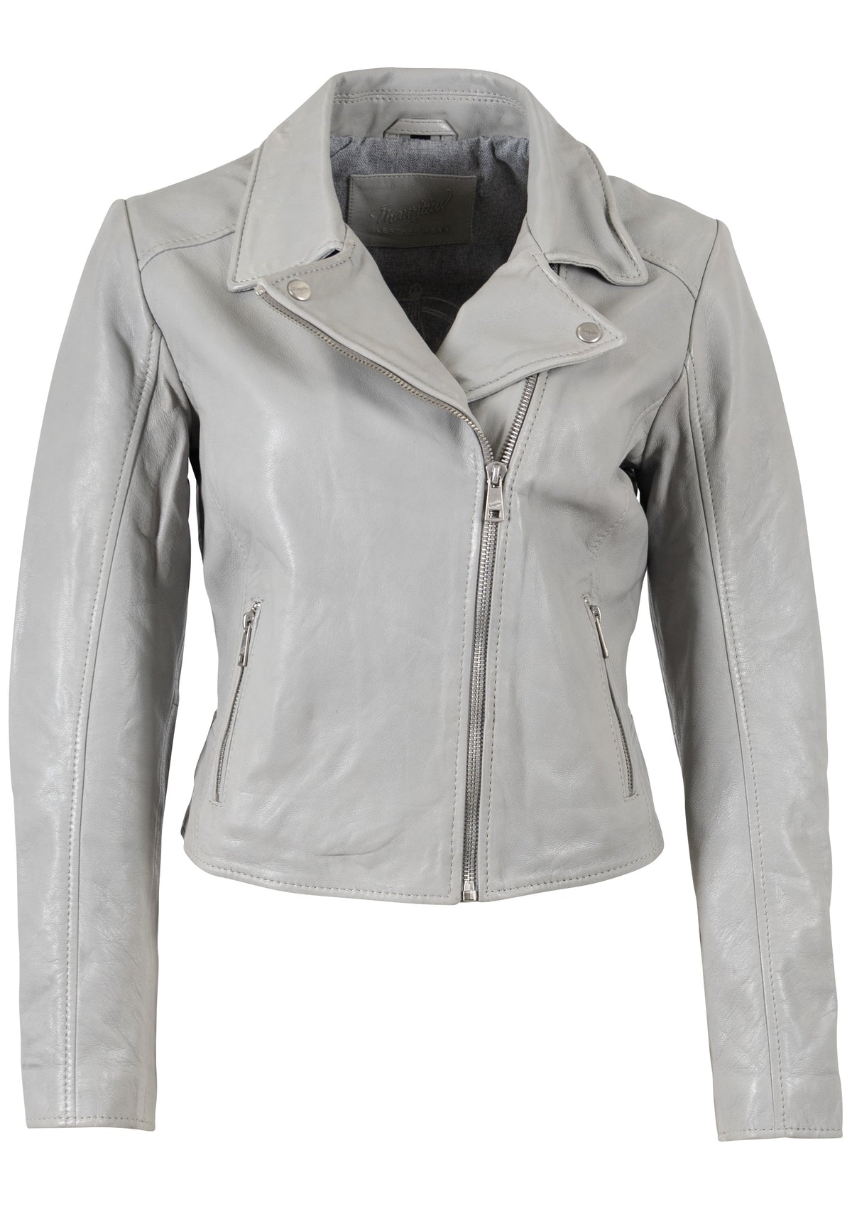 Bikerjacke 1101-0910 silver grey 