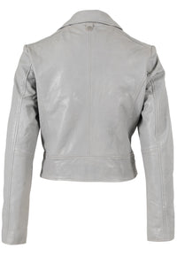 Bikerjacke 1101-0910 silver grey 