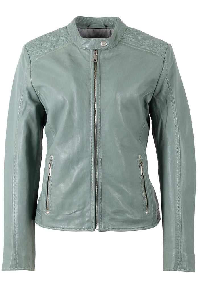 Lederjacke 1101-0911 frosty green