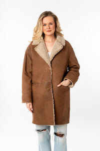 Ledermantel 1102-0020 camel