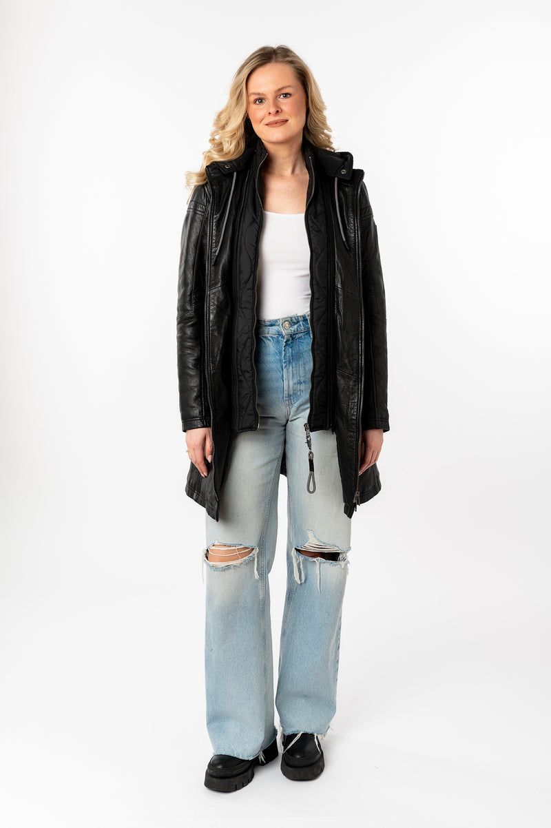 Ledermantel 1102-0025 black