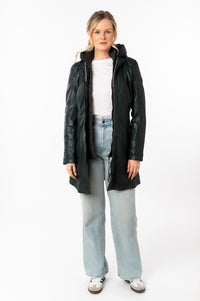 Ledermantel 1102-0025 forest green