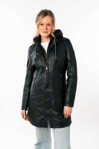 Ledermantel 1102-0025 forest green