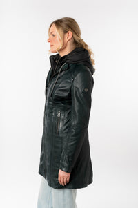 Ledermantel 1102-0025 forest green