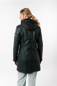 Ledermantel 1102-0025 forest green