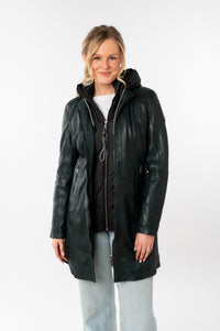 Ledermantel 1102-0025 forest green