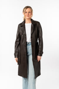 Ledermantel 1102-0026 dark brown