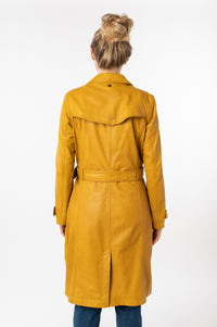Ledermantel 1102-0026 dark yellow