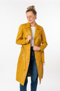 Ledermantel 1102-0026 dark yellow
