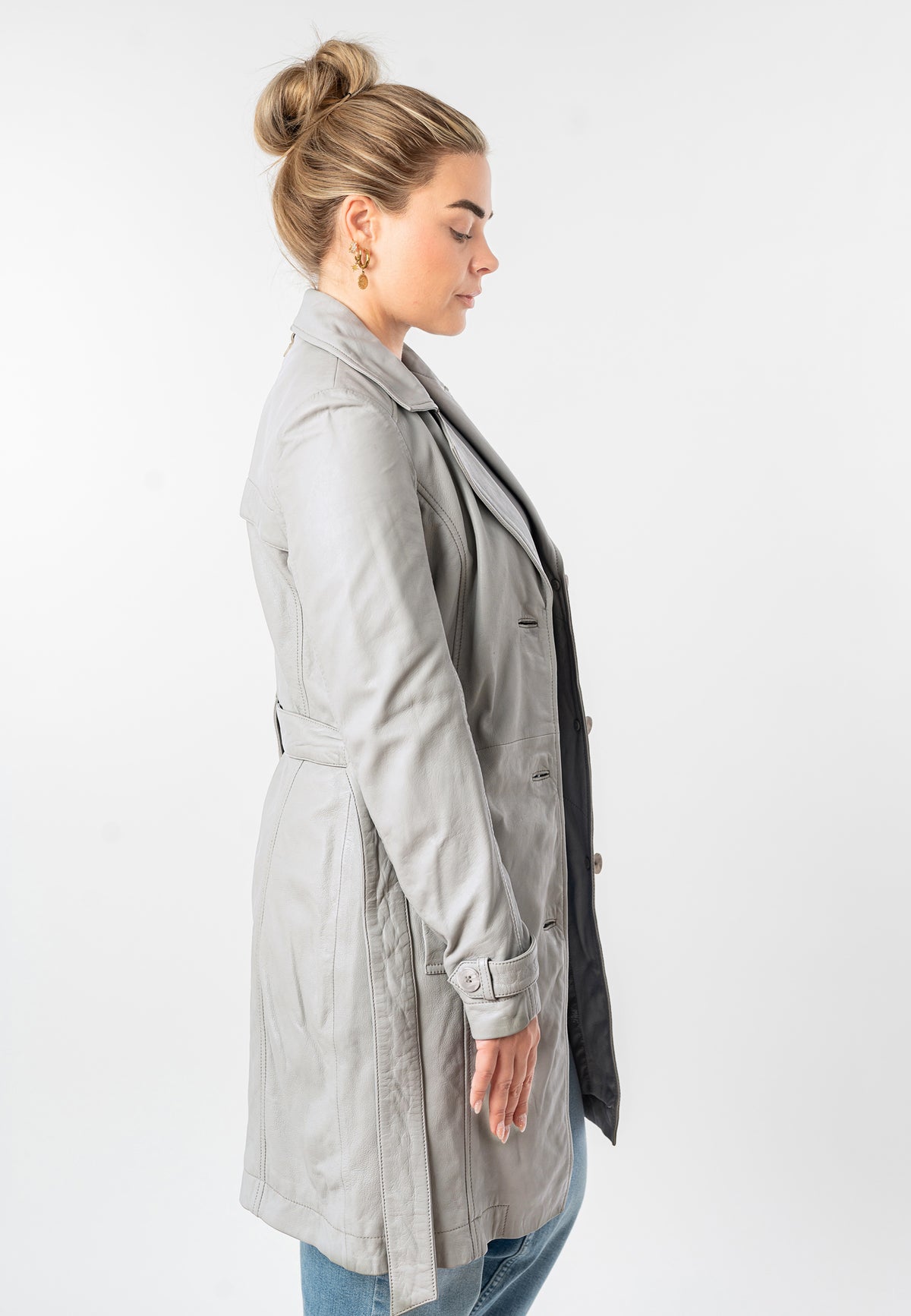 Mantel 1102-0034 silver grey