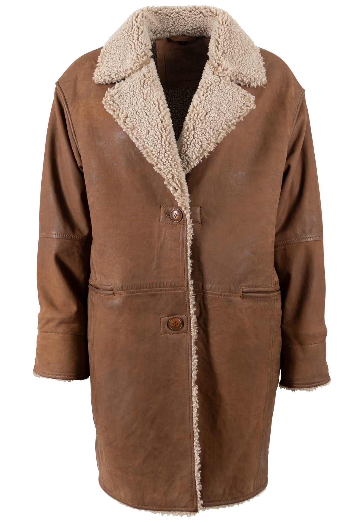 Ledermantel 1102-0020 camel