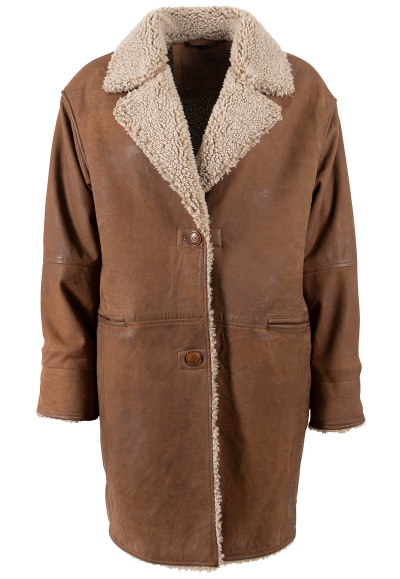 Ledermantel 1102-0020 camel