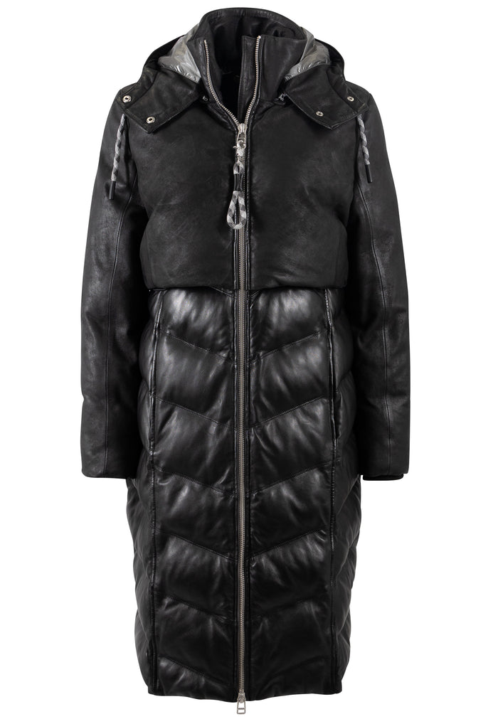 Ledermantel 1102-0022 dark anthracite