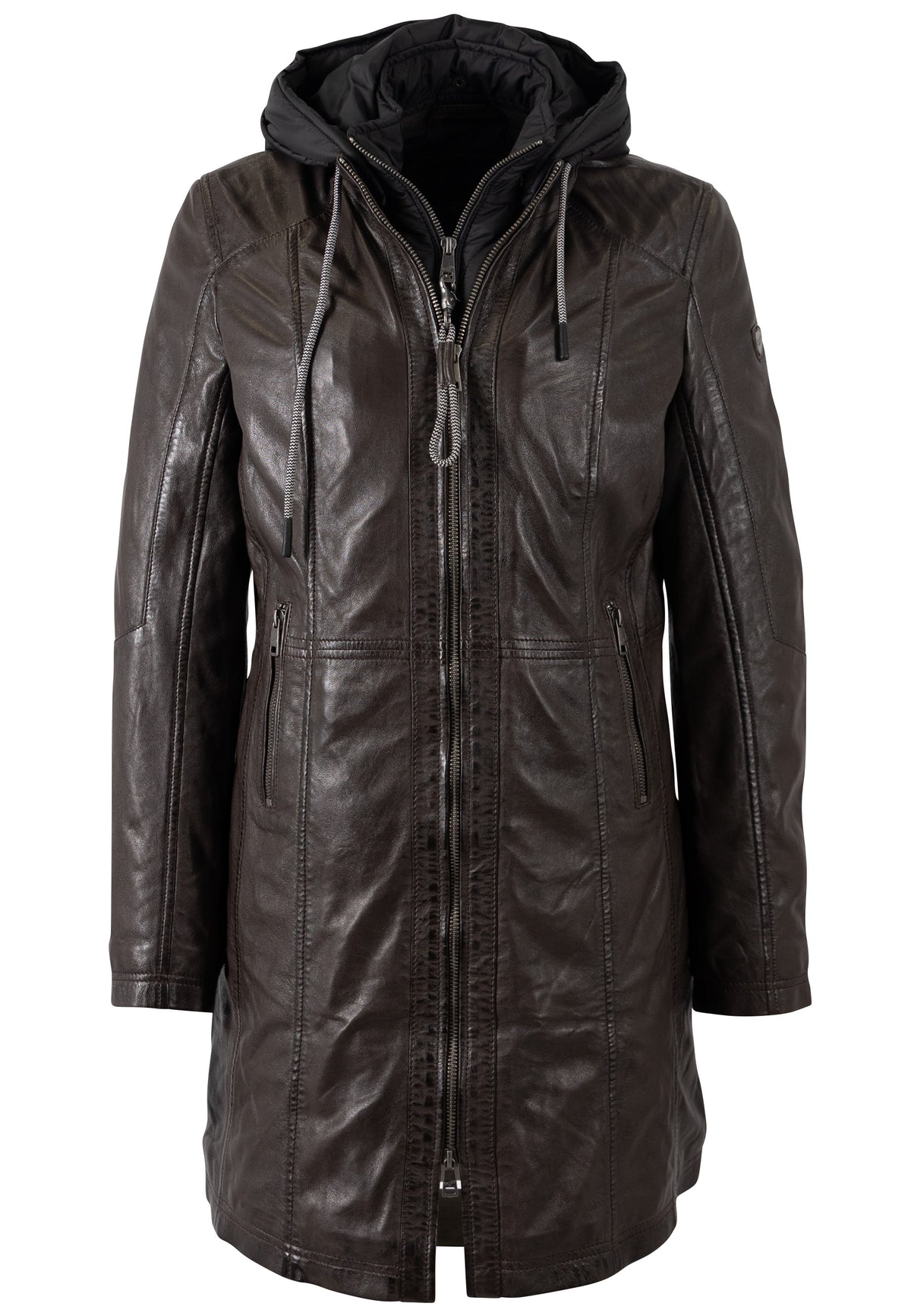 Ledermantel 1102-0025 dark brown