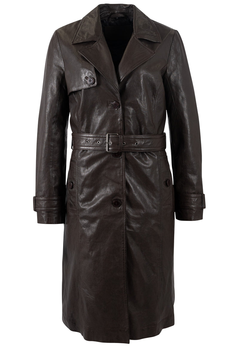 Ledermantel 1102-0026 dark brown