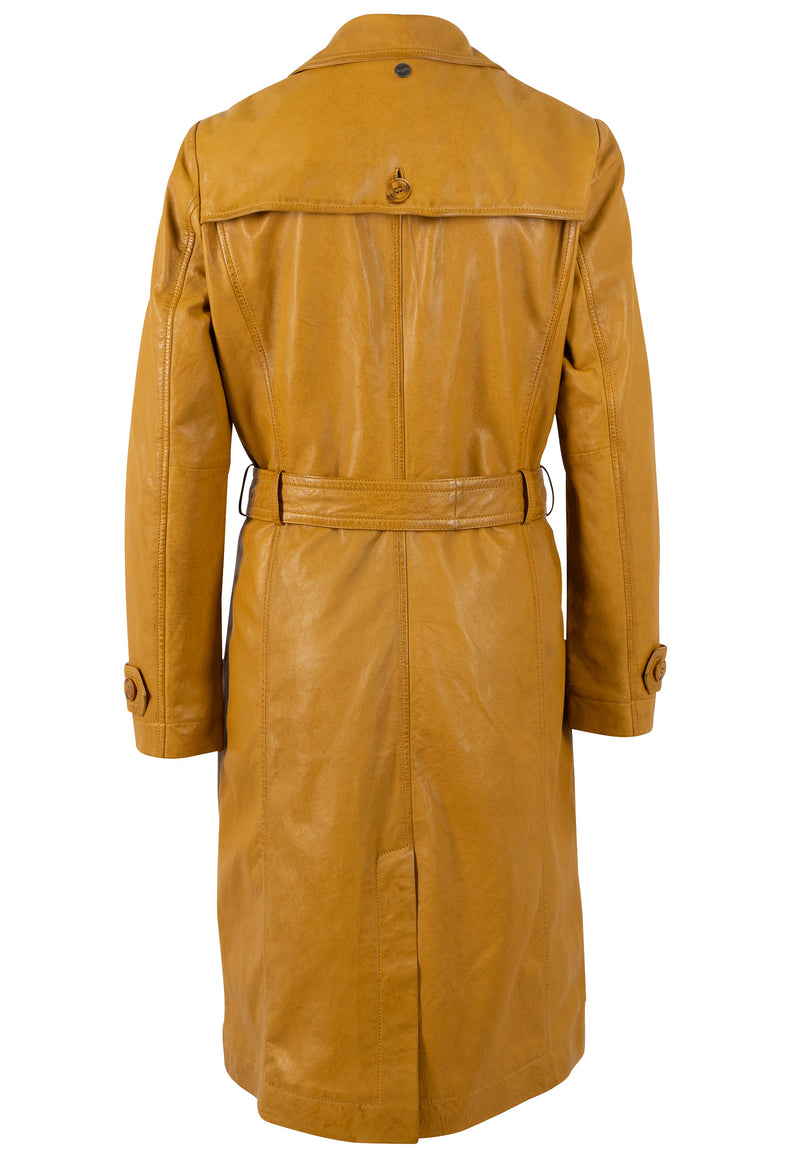 Ledermantel 1102-0026 dark yellow