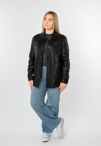 Lederhemd 1106-0012 black