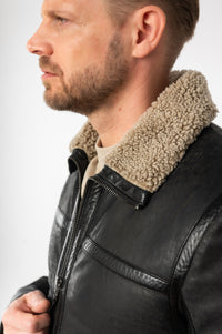 Lederjacke 1201-0746 anthracite