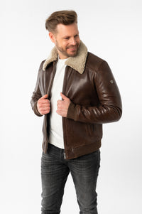 Lederjacke 1201-0773 brown
