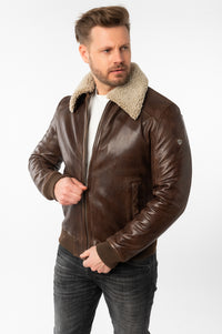 Lederjacke 1201-0773 brown