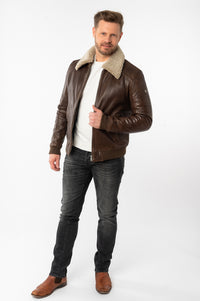 Lederjacke 1201-0773 brown