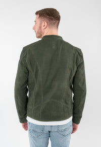 Lederjacke 1201-0776 olive