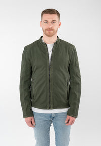 Lederjacke 1201-0776 olive