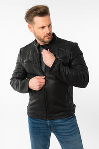 Bikerjacke 1201-0780 black