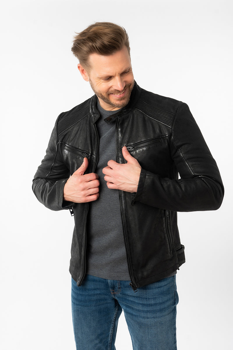 Bikerjacke 1201-0780 black