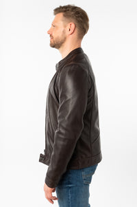 Lederjacke 1201-0781 dark brown