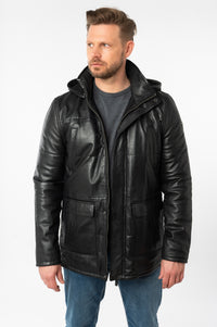 Lederjacke 1201-0788 dark anthracite