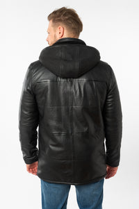 Lederjacke 1201-0788 dark anthracite