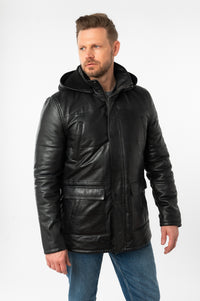 Lederjacke 1201-0788 dark anthracite