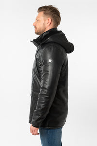 Lederjacke 1201-0788 dark anthracite