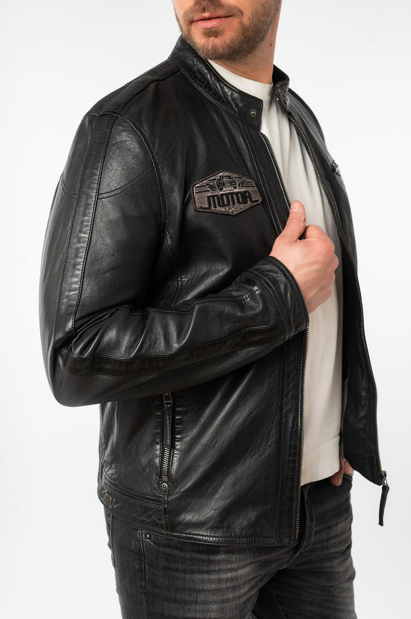 Bikerjacke 1201-0791 anthracite