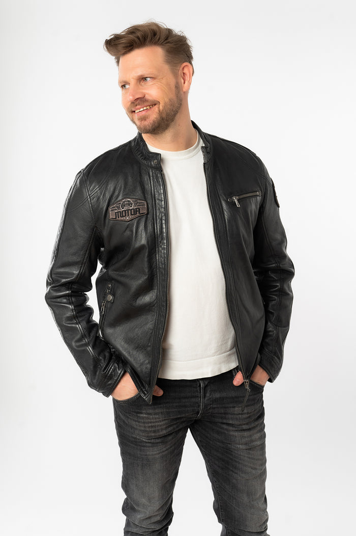 Bikerjacke 1201-0791 anthracite