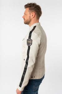 Bikerjacke 1201-0791 offwhite